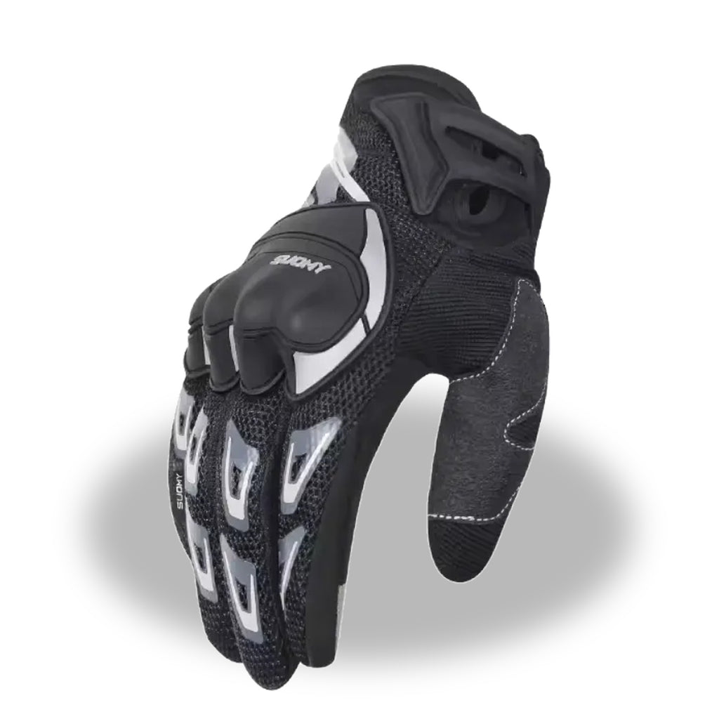 Guantes Suomy para Moto con Protección en Nudillos y Dedo Táctil